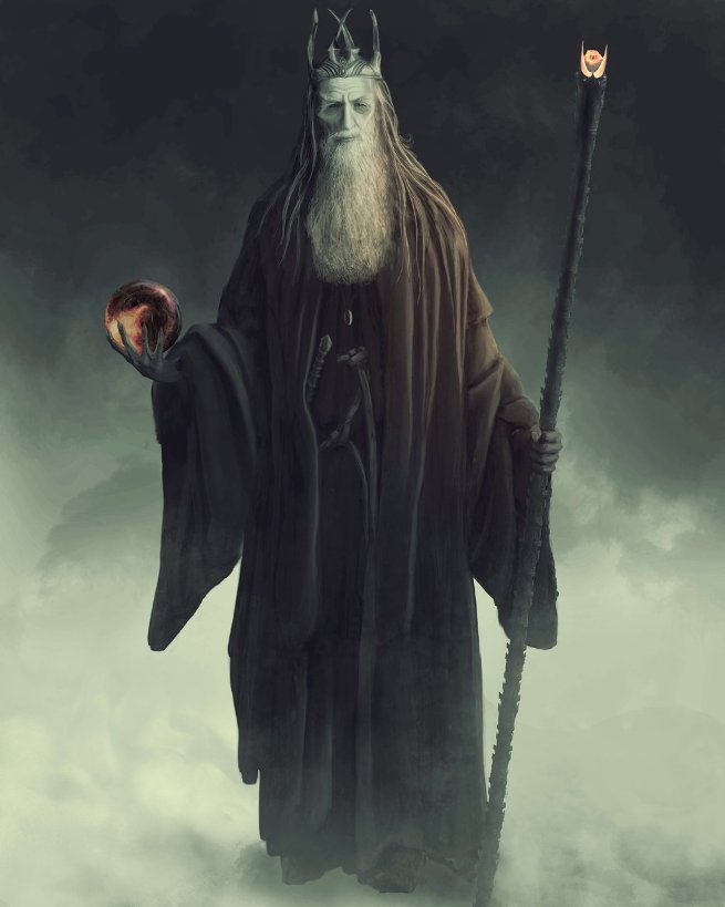 O mago Gandalf de Senhor dos Anéis foi a inspiração para esta foto -  Purebreak